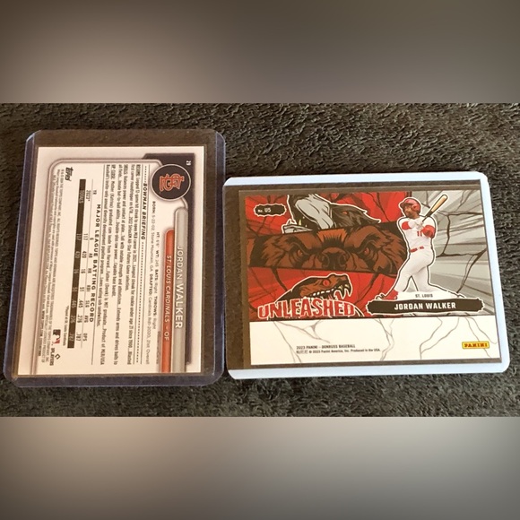 Jordan Walker 2023 Panini Donruss Baseball-Unleashed Vector Parallel-St.… - Picture 3 of 3